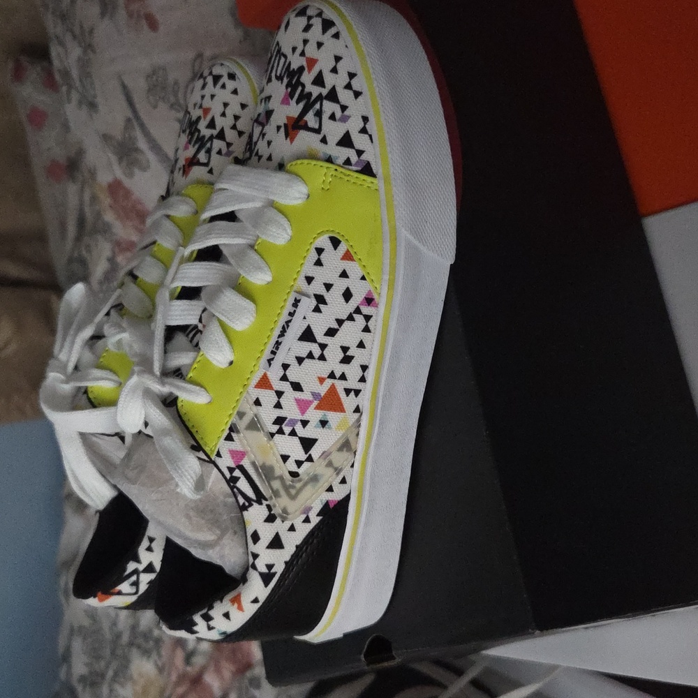 Vibrant  Sneakers with Yellow Accents